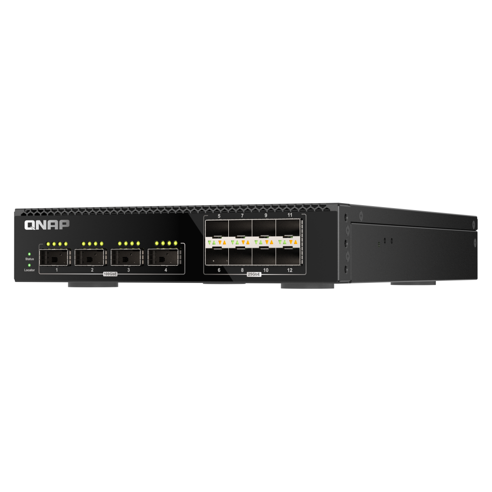QNAP QSW-M7308R-4X Switch Angled Front View